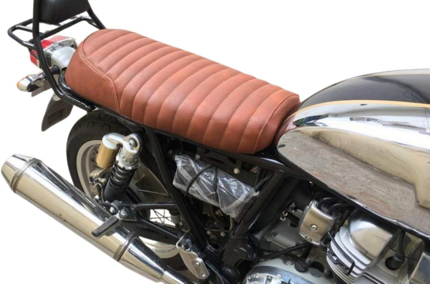 Sahara Seats Royal Enfield Interceptor 650 Cafe Racer Leatherette Cushion Seat Cover Tan Strap Royal Enfield Interceptor 650 Bike Tank Cover Price in India Buy Sahara Seats Royal Enfield Interceptor 6...