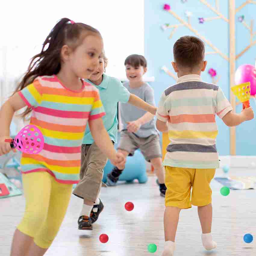 SERVEUTTAM Launch and Catch Ball Game Outdoor Handle Toys for Kids
