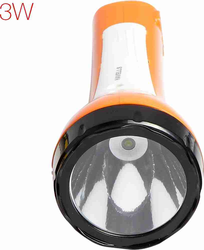 HAVELLS ARDH SAINIK FOUNDATION PATHFINDER 30 3 W LED Torch with Rechargeable maintanance free 900 mAh battery Torch Price in India Buy HAVELLS ARDH SAINIK FOUNDATION PATHFINDER 30 3 W LED Torch with
