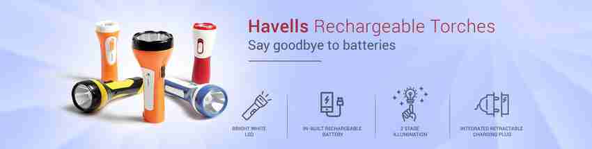 HAVELLS ARDH SAINIK FOUNDATION BEEMER 50 Rechargeable LED