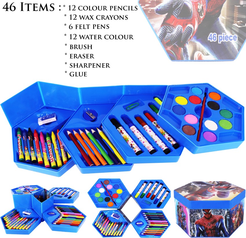  SEWACC 1 Box Colour Pencil Undercl Pene De Kids