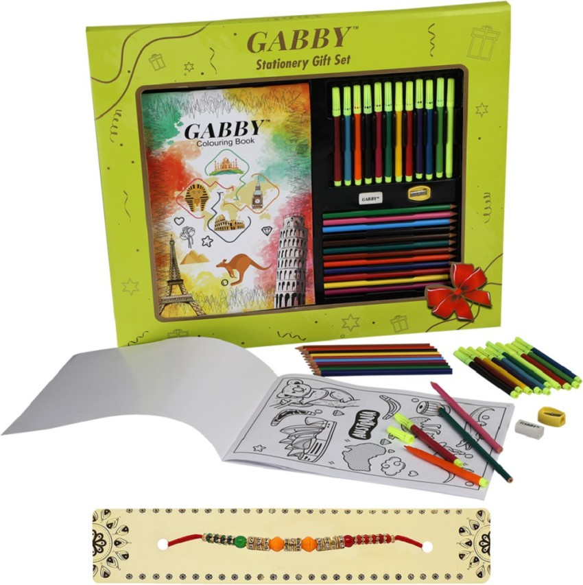 Celebration Kit - Gift Pack, painting set, stationery set, oil pastel, sand  clay set, water colour, gift for kids, Wax Crayon, Oil Pastel, Skecth Pens