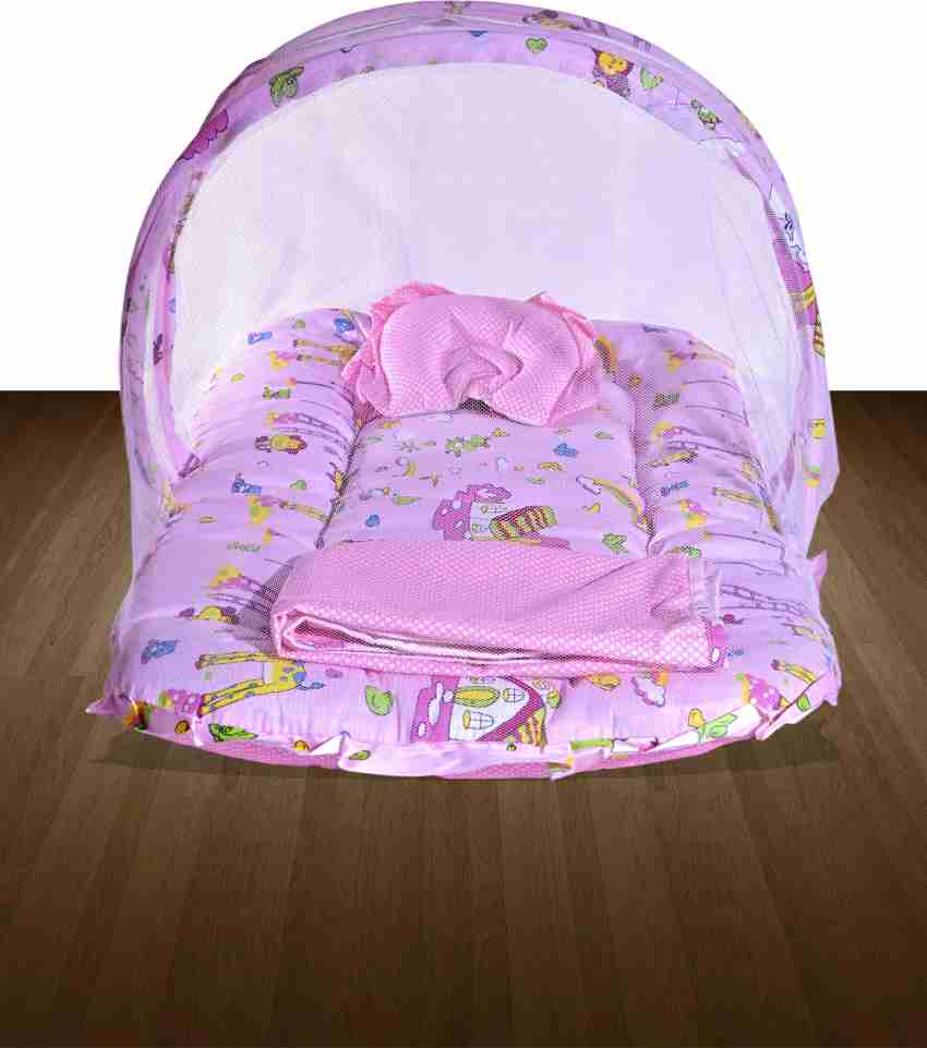 MUMS WEAN BABY MATRESS BED WITH MOSQUITO NET BLANKET EASY TO CARRY TRAVEL FRIENDLY MOSQUITO NETTED BED WITH COTTON BLANKET Price in India Buy MUMS WEAN BABY MATRESS BED WITH