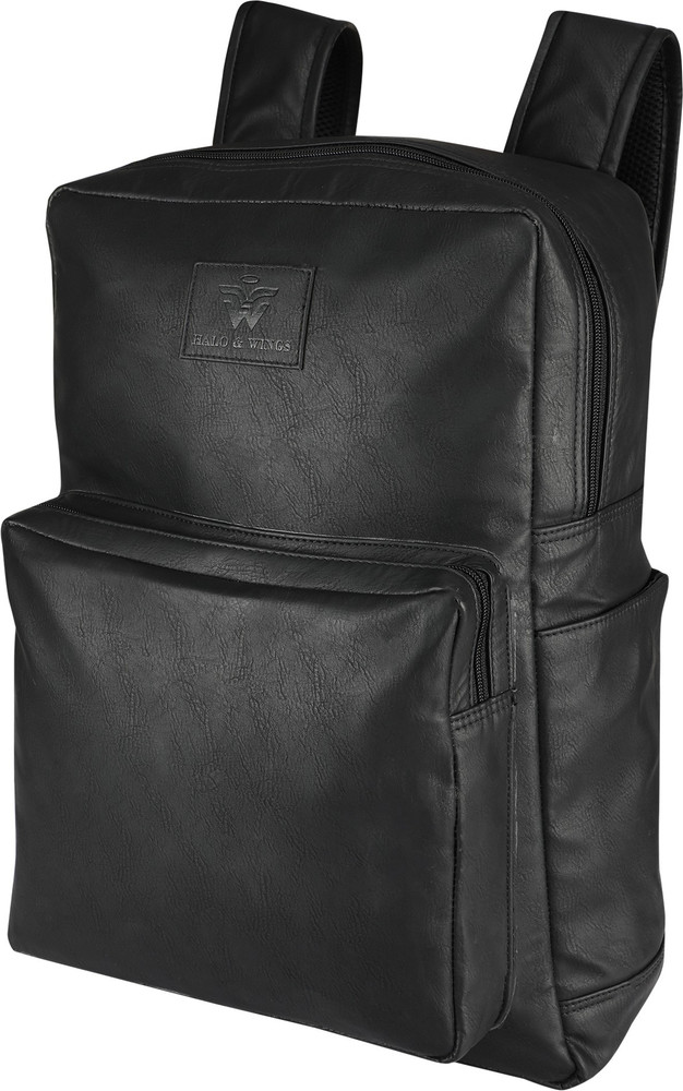 HALO WINGS Travel Backpack for Men and Women 15.6 inch Laptop Compartment Water Resistant Backpack Black 16.5 L Laptop Backpack Black Price in India Flipkart