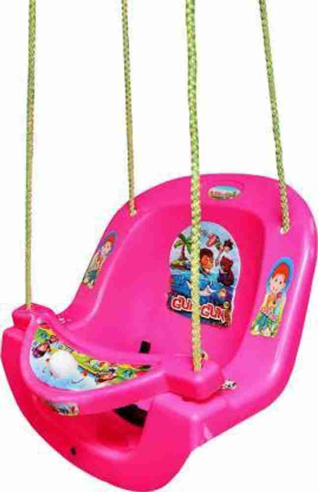 Pink princess hotsell baby swing