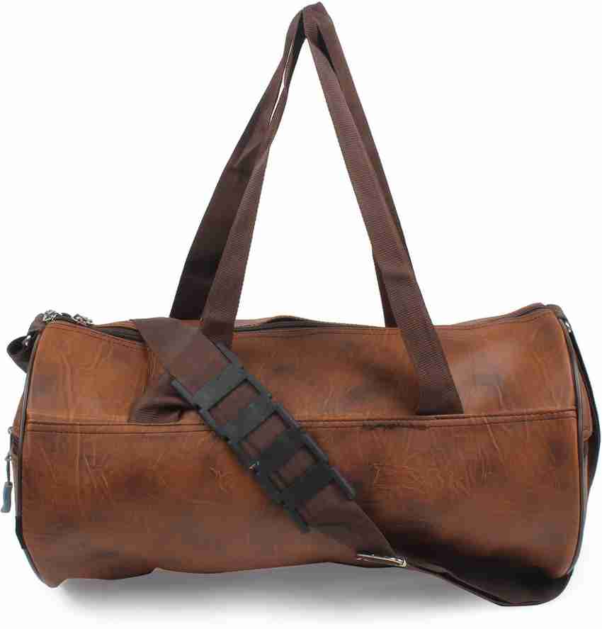 Leather gym bag for men outlet