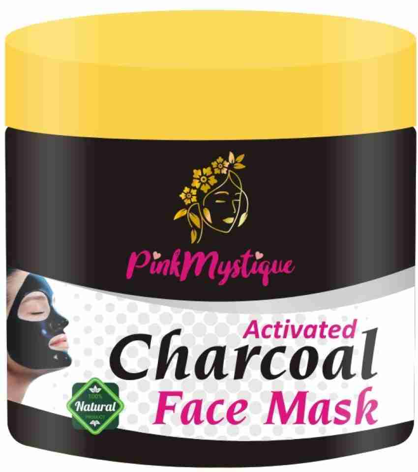 Pink Mystique Activated Charcoal Face Mask No Parabens Mineral