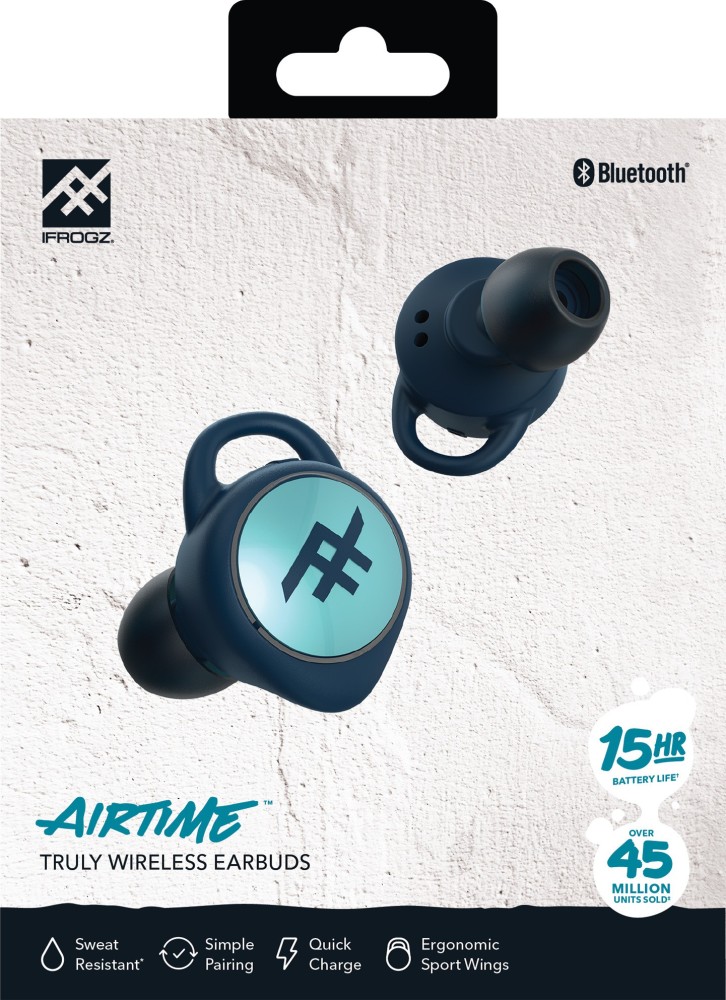 ifrogz Airtime True Wireless In Ear Headphones With Mic Bluetooth