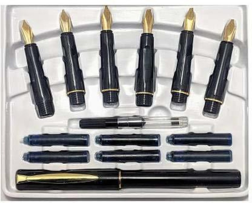 Calligraphy Fountain Pen Set With 4 Nibs