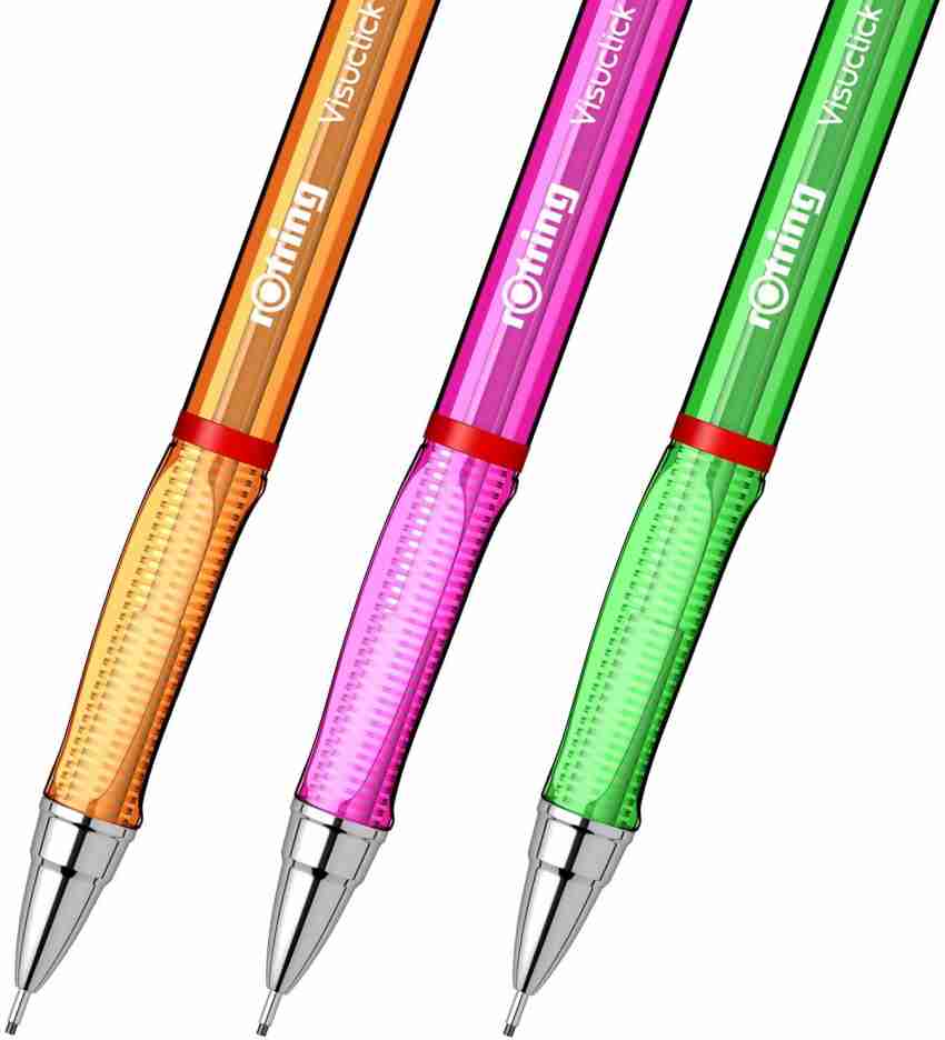  Rotring Visuclick Mechanical Pencil 0.5 mm Box of 2 with 24 HB  Leads : Office Products