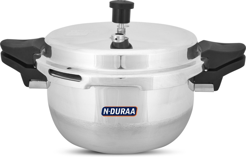 N DURAA Aluminium pressure cooker 4.5 litres Energy Efficient