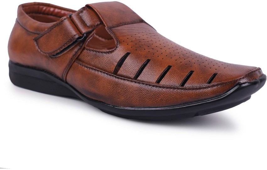 Nagina enterprises Men Brown Sandals - Buy Nagina enterprises Men Brown  Sandals Online at Best Price - Shop Online for Footwears in India