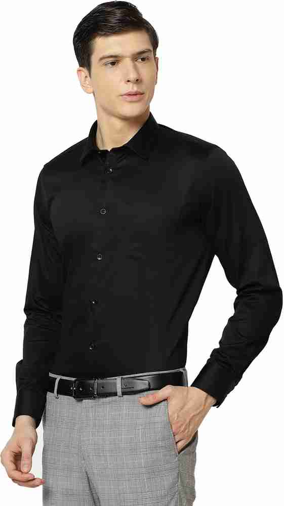 Blackberrys Men Solid Formal Black Shirt Buy Blackberrys Men