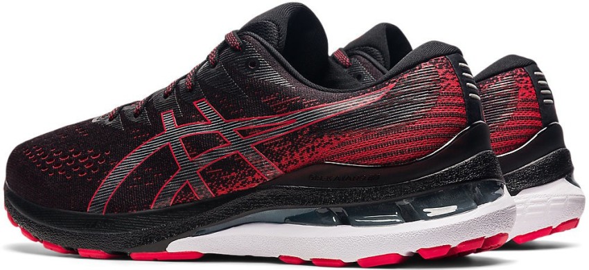 Asics gel shop kayano black red