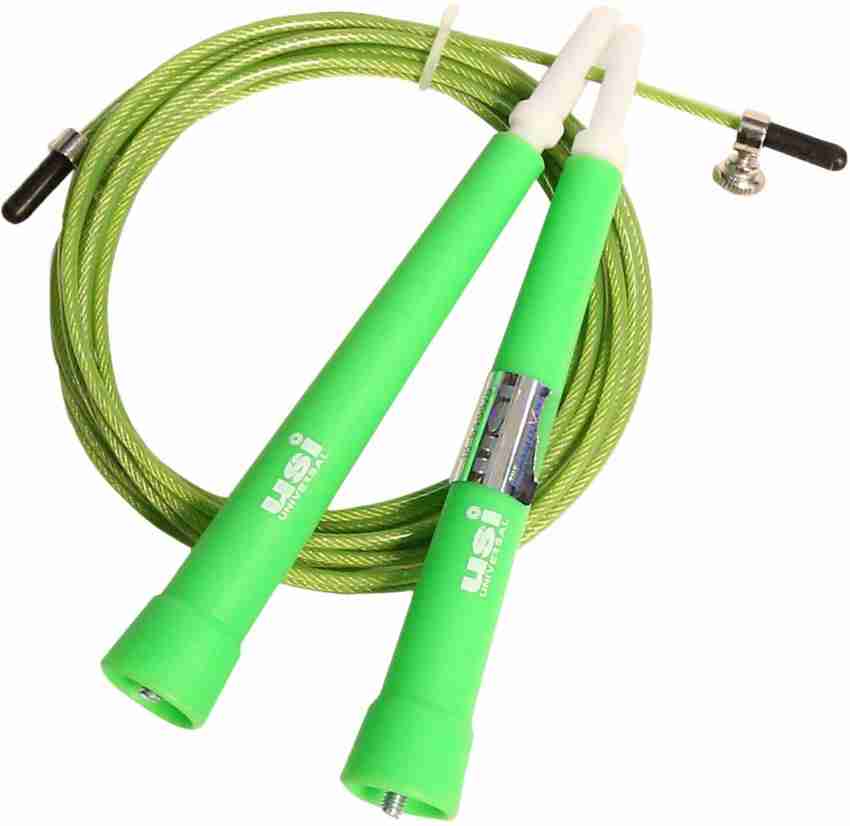 USI UNIVERSAL Abs Speed Skipping Rope Olive 629XO Pack Of 1