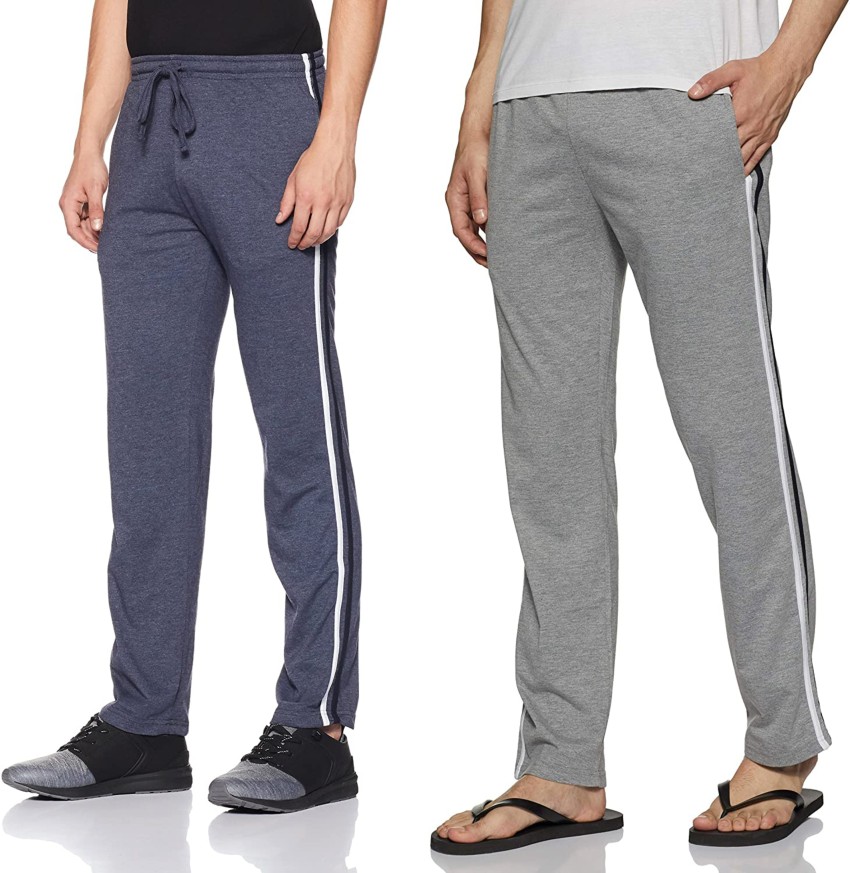 TheWhoop Striped Men Blue Track Pants - Buy TheWhoop Striped Men Blue Track  Pants Online at Best Prices in India