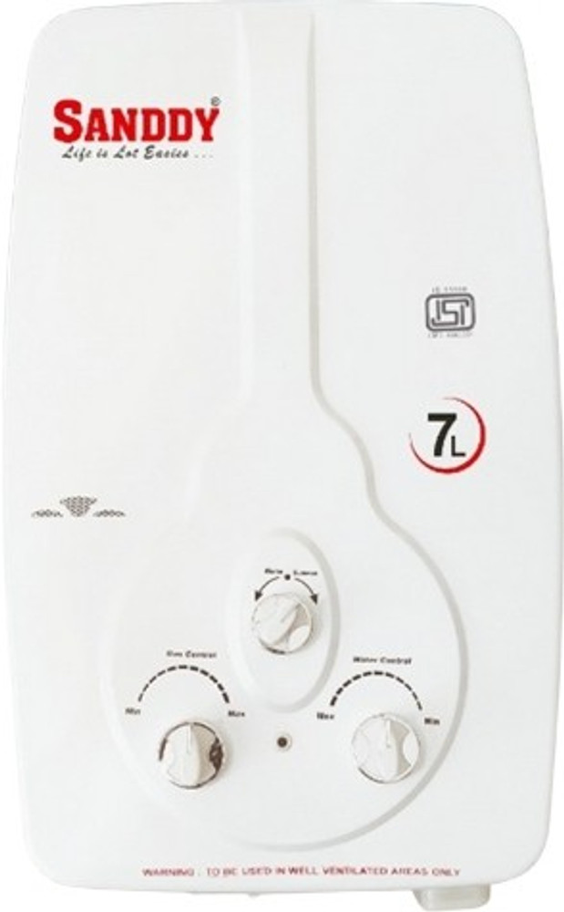 Sanddy 7 L Gas Water Geyser (7 L GAS GEYSER, White) Price in India - Buy  Sanddy 7 L Gas Water Geyser (7 L GAS GEYSER, White) online at Flipkart.com