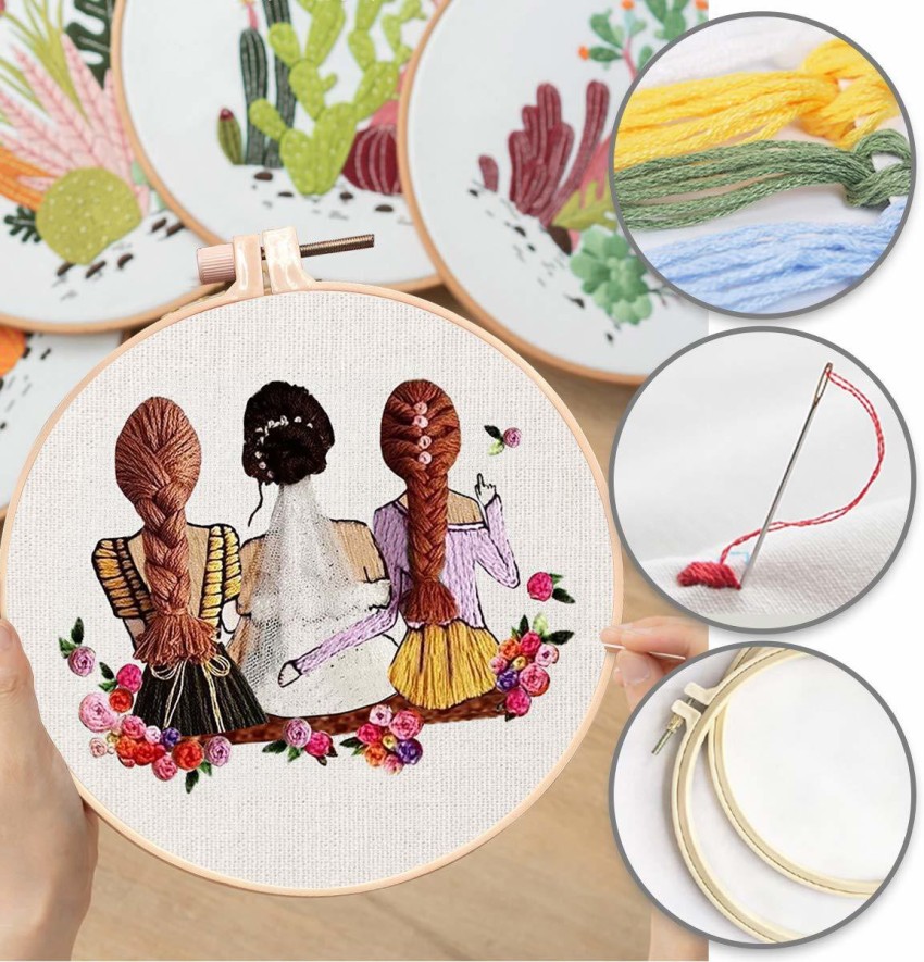 Best Friends Embroidery Kits for Beginners Gift Embroidery Set
