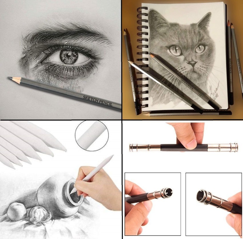 12 Pcs Art Sketch Pencil Set Graphite Drawing Pencil Set for Artist Kit  Shading Pencils Sketch