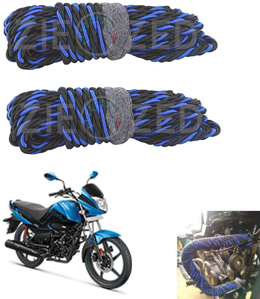 Zieozed ZD BL52 MULTI PURPOSE ROPE FOR BIKE LEG GUARD BACKREST ETC. ROPE FOR ALL BIKES BLUE PACK OF 2 Bike Crash Guard Rope Price in India Buy Zieozed ZD BL52 MULTI