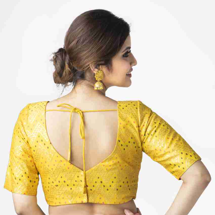 Niharikaa Designer Studio V-Neck Women Blouse - Buy Niharikaa Designer  Studio V-Neck Women Blouse Online at Best Prices in India