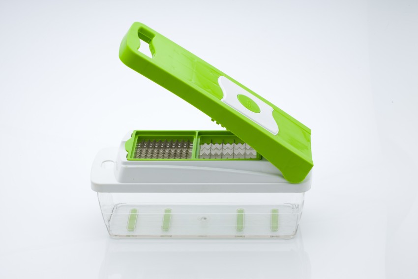 Green Plastic Vegetable Fruit Cutter