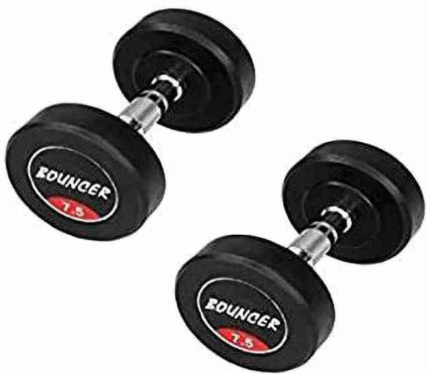 vnh Pair of 7.5 Kg Rubber Coated Bouncer Dumbbells 7.5Kg X 2 Fixed Weight Dumbbell Buy vnh Pair of 7.5 Kg Rubber Coated Bouncer Dumbbells 7.5Kg X 2 Fixed Weight Dumbbell