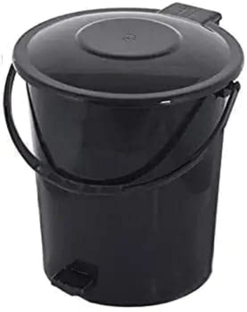 GALAXY FLIP Plastic Dustbin Garbage Bin with Handle Plastic