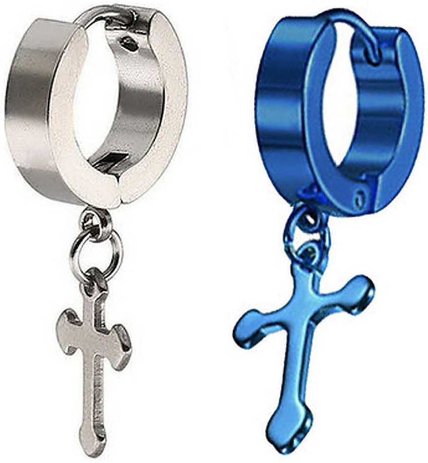 Top 81+ steel blue earrings esthdonghoadian