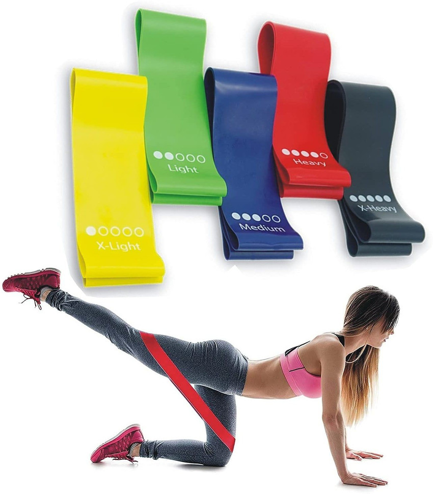 Sun LifeCare Resistance Bands Mini Loop Set of 5 Perfect for
