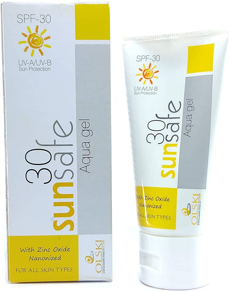 Sunsafe Sunscreen SPF 30 PA SPF 30 Aqua Gel 50 gm Sun