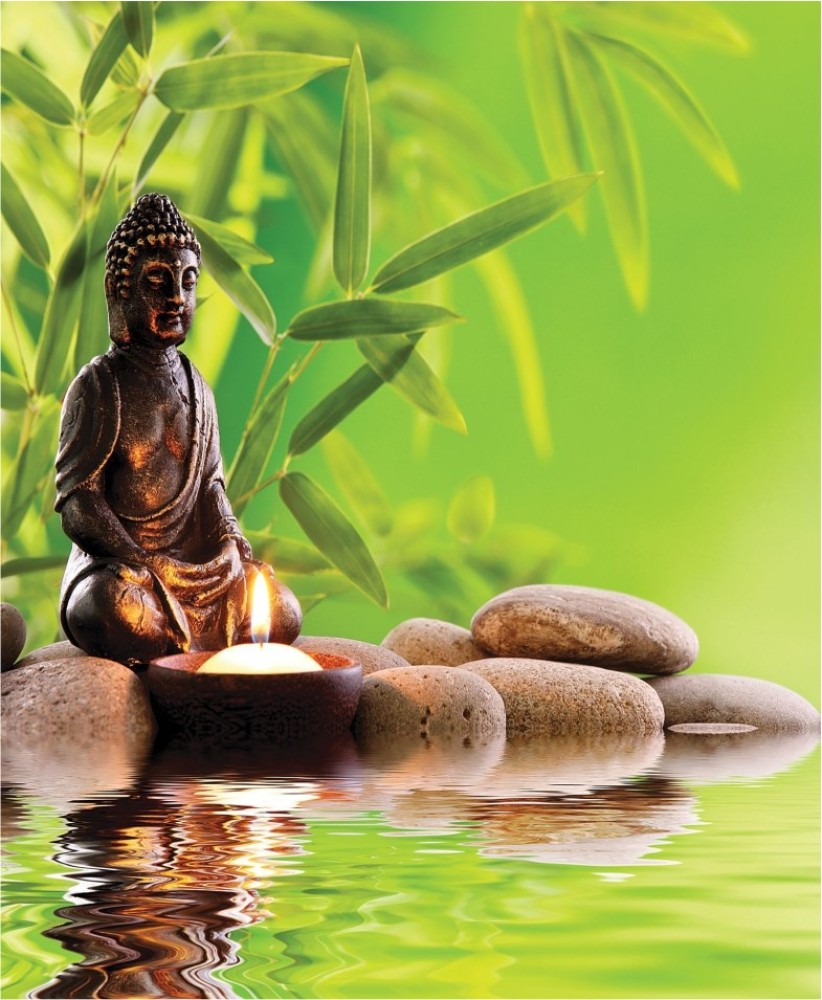 Meditating Buddha Mural Wallpaper  999Store  3877817