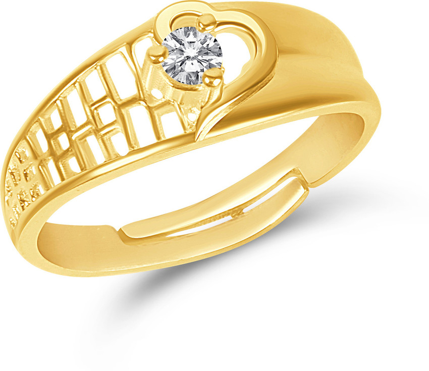 VSHINE FASHION JEWELLERY Adjustable Propose Gents Ring Exclusive
