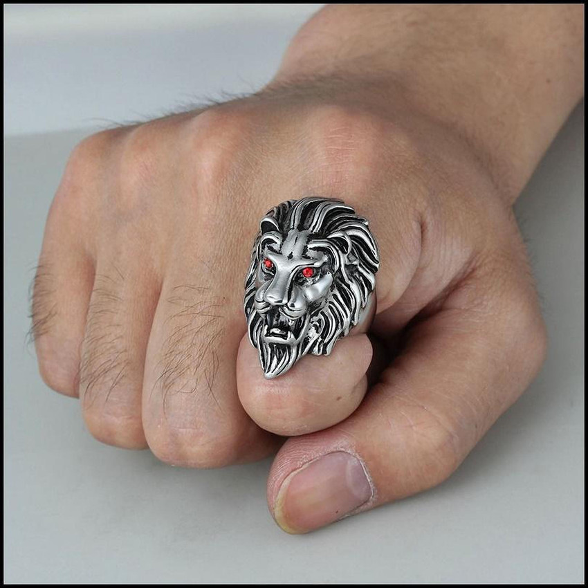 Lion shape ring discount
