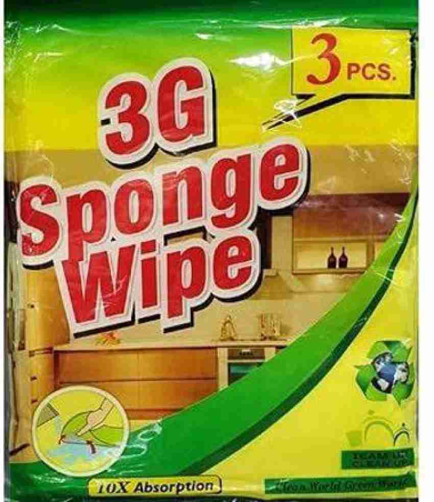 Multi-purpose , Easy to use kitchen cleaning Sponge Wipe (3