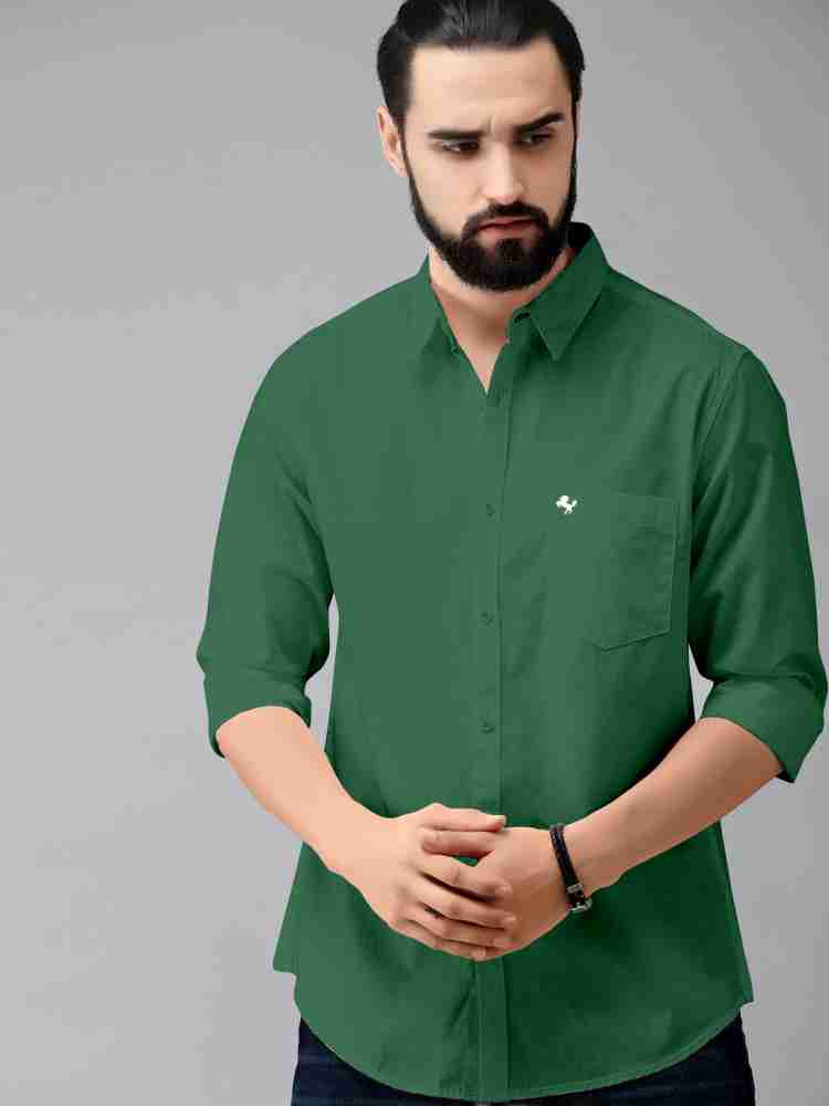 Praizy Men Solid Casual White Shirt - Buy Praizy Men Solid Casual White  Shirt Online at Best Prices in India
