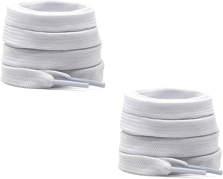 SHOESHINE Flat shoelace Hollow Thick 120cm for casual shoes 2 Pair White Shoe Lace Price in India Buy SHOESHINE Flat shoelace Hollow Thick 120cm for casual shoes 2 Pair White Shoe