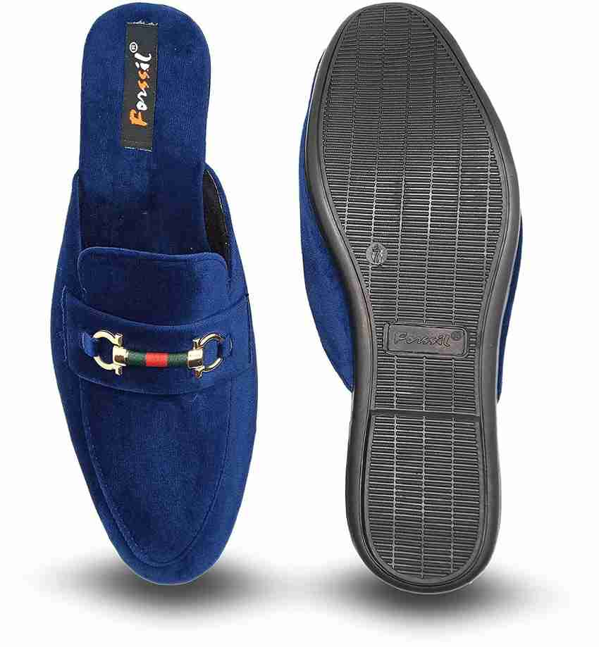 Mens blue online suede gucci loafers