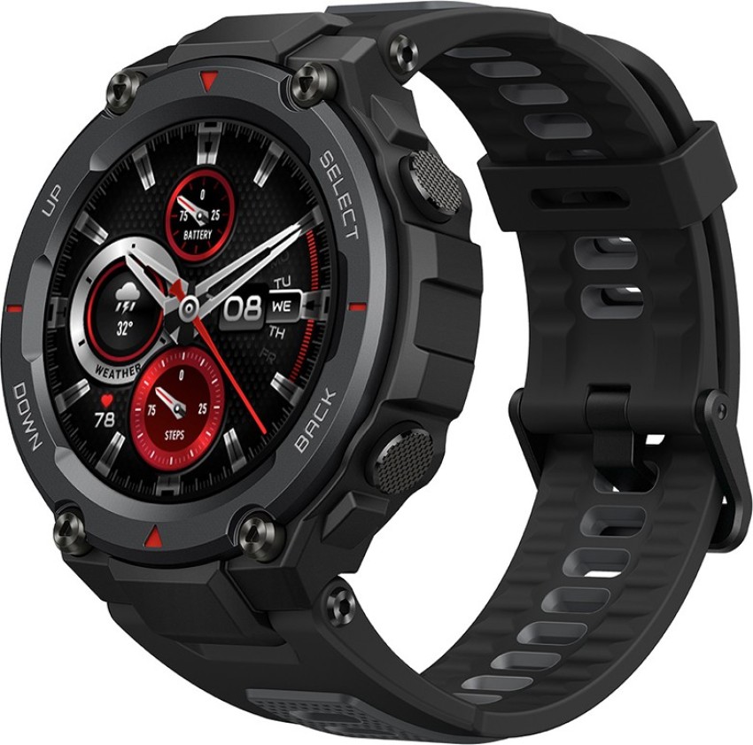 AMAZFIT T rex Pro 1.3HD AMOLED with advanced GPS 10ATM water resistance Smartwatch Price in India Buy AMAZFIT T rex Pro 1.3HD AMOLED with advanced GPS 10ATM water resistance