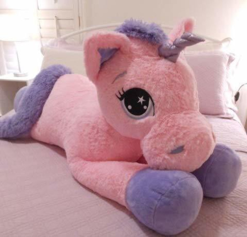 Large pink unicorn stuffed animal online