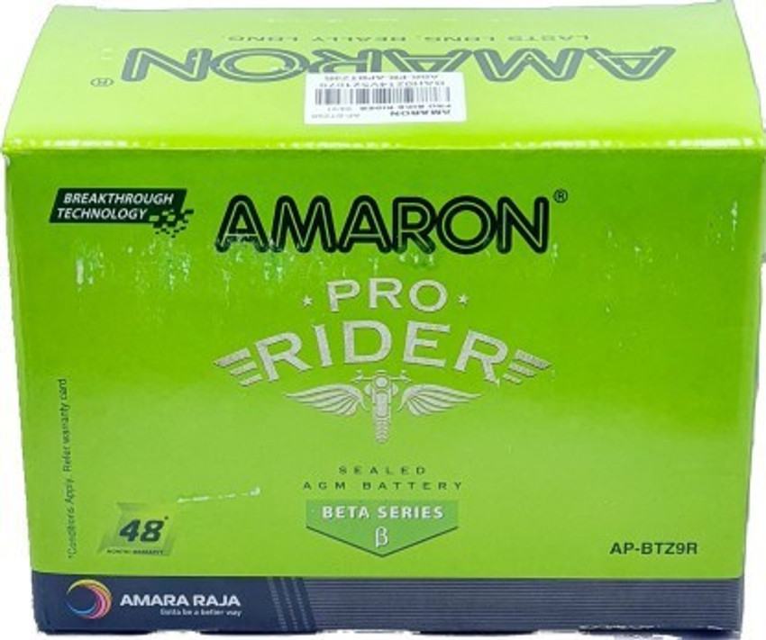 Amaron battery for pulsar 220f hot sale