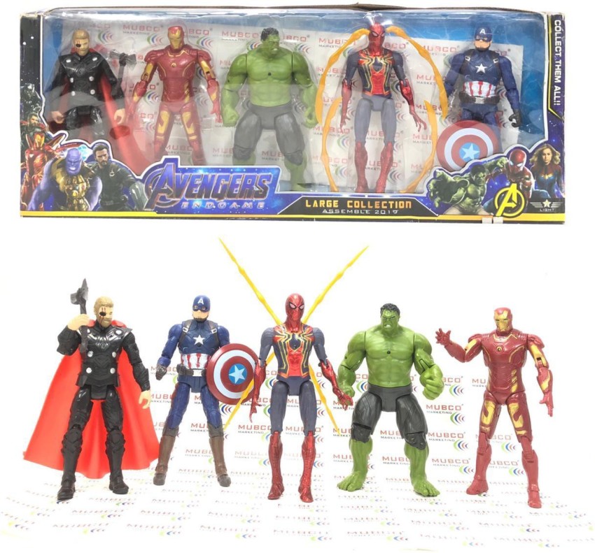 Marvel Avengers 4 Endgame 30cm Superhero Doll Hulk Iron Man