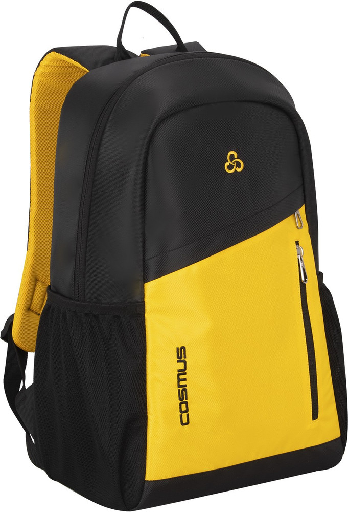 Cosmus Flaunt 29 L Black Yellow Green Polyester Casual Backpack