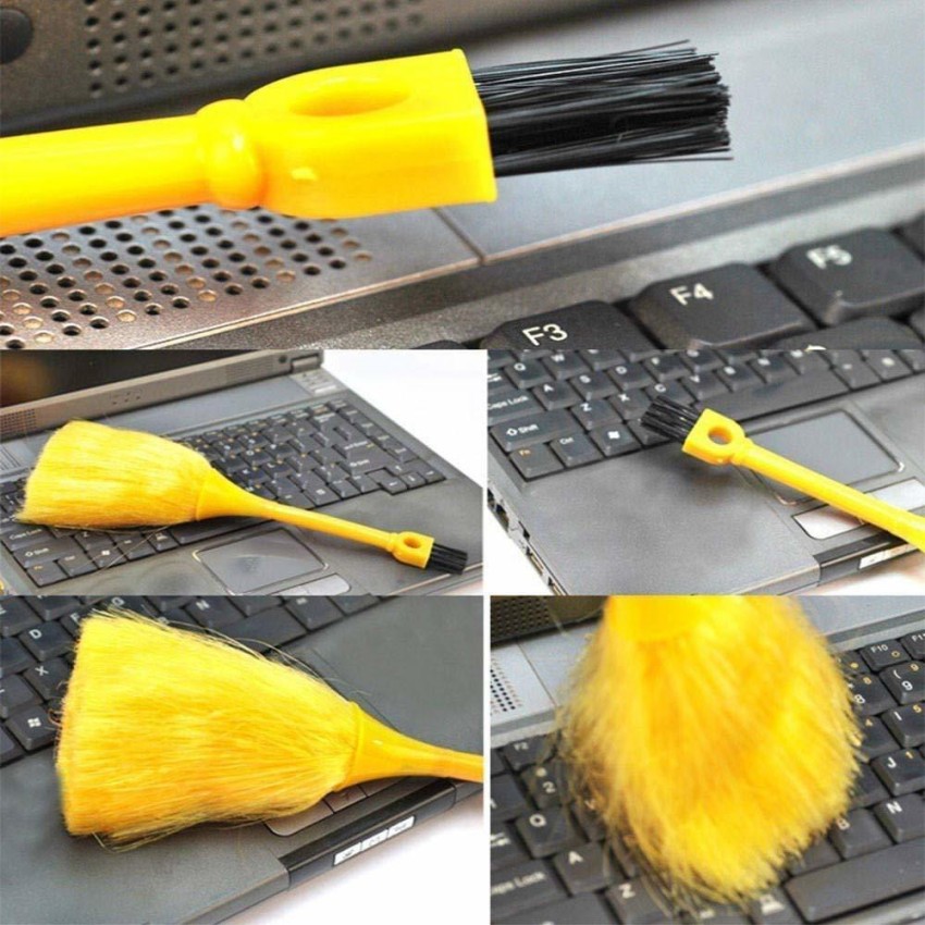 1pc Desktop Mini Broom And Keyboard Cleaning Brush