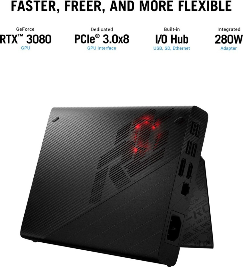 ASUS ROG Flow X13 with RTX 3080 eGPU AMD Ryzen 9 Octa Core