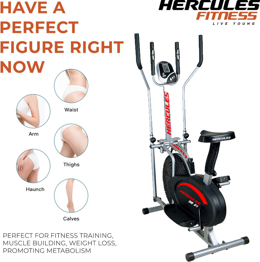 Hercules Fitness Air Bike Elliptical cross trainer for Home use Cross Trainer Buy Hercules Fitness Air Bike Elliptical cross trainer for Home use Cross Trainer Online at Best Prices in India