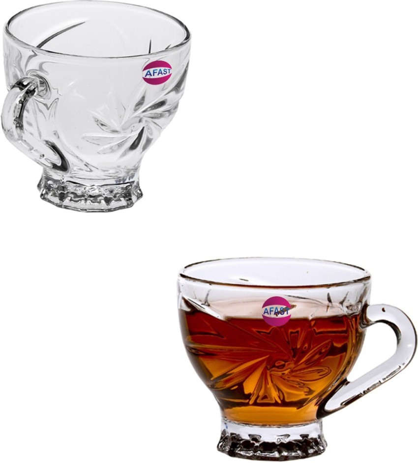 AFAST Glass New Design & Style Transparent Glass Tea/ Coffee Cup With Plate  Set Of Two-wq2 Price in India - Buy AFAST Glass New Design & Style  Transparent Glass Tea/ Coffee Cup