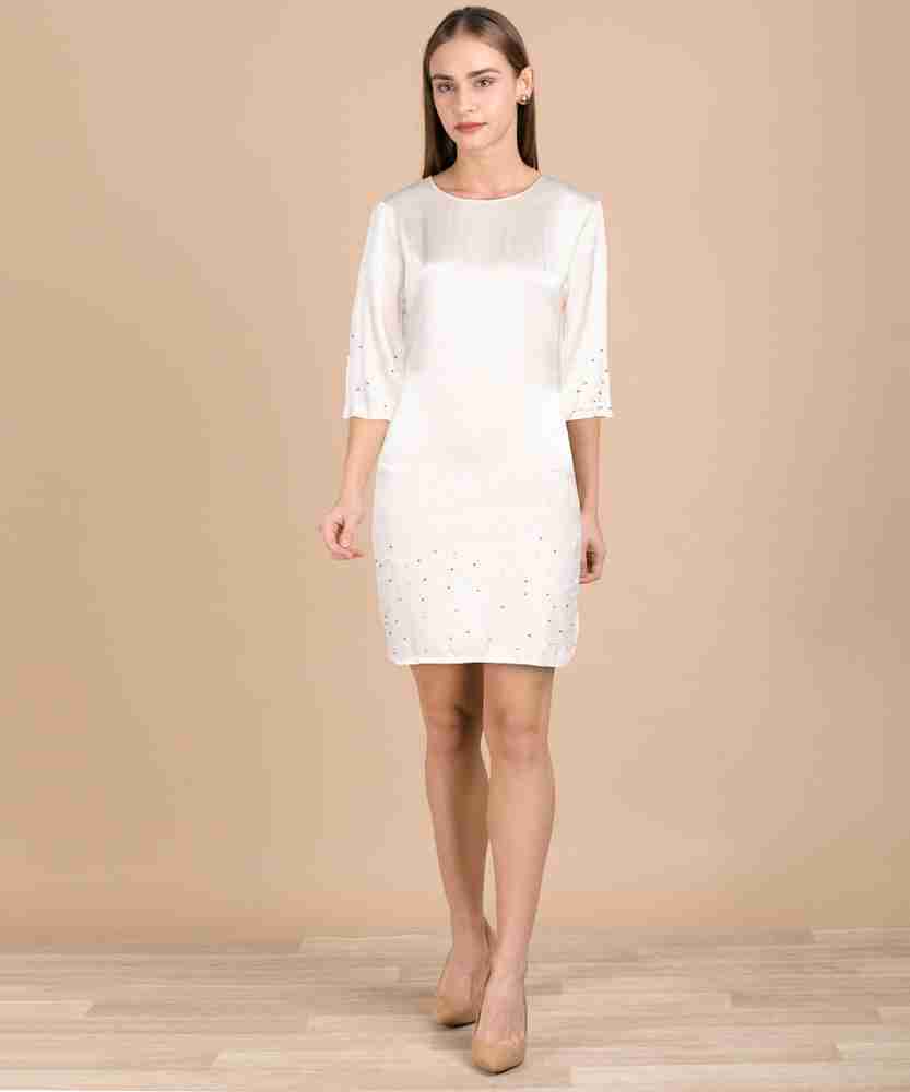 GAP Women Shift White Dress Buy GAP Women Shift White Dress