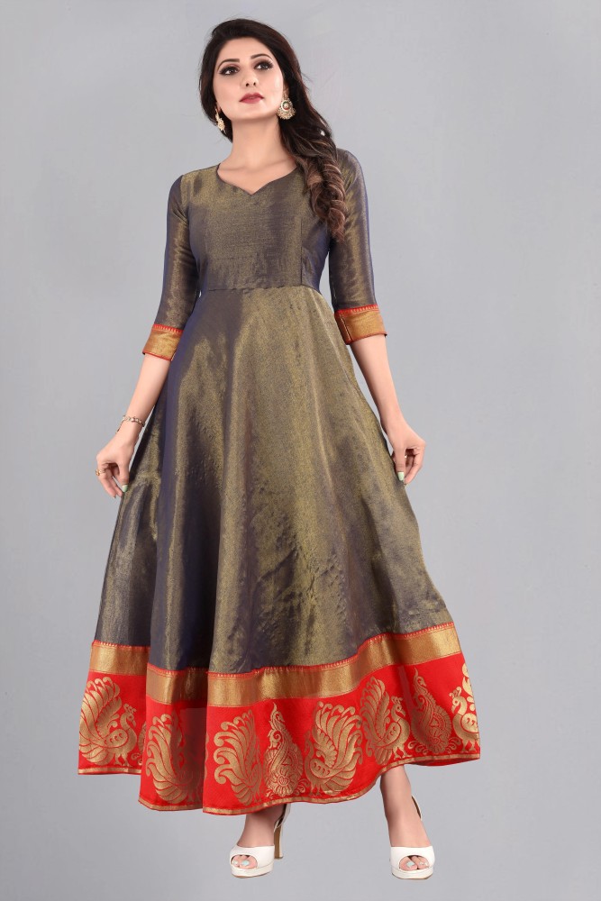 atsevam Flared A line Gown Price in India Buy atsevam Flared A line Gown online at Flipkart