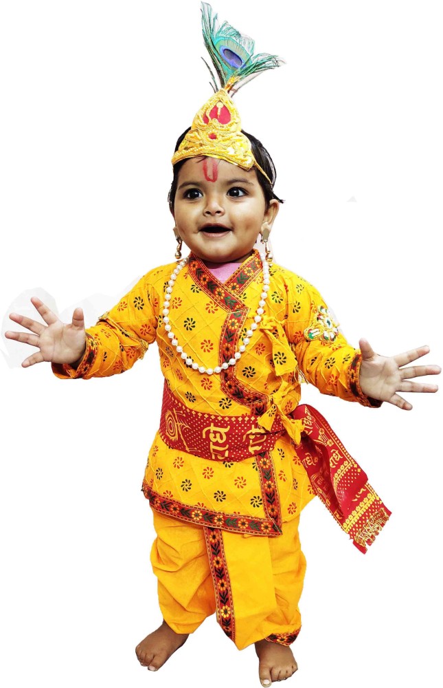 Krishna dress hotsell for toddlers